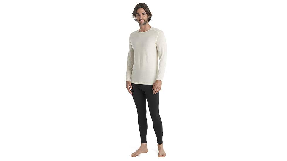 Icebreaker 200 Oasis Long Sleeve Crewe - Mens, Undyed, Medium, IB104365000M
