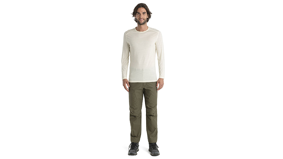 Icebreaker 200 Oasis Long Sleeve Crewe - Mens, Undyed, Medium, IB104365000M