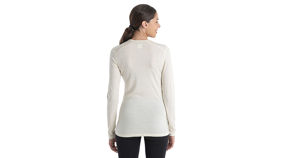 Icebreaker 200 Oasis Long Sleeve Crewe - Women's, Undyed, Small, IB104375000S