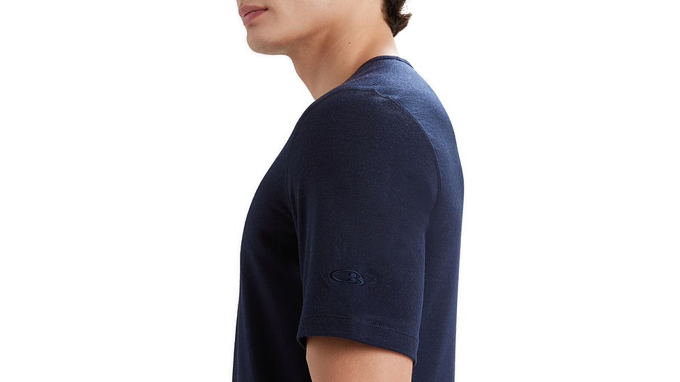 Icebreaker 200 Oasis Short Sleeve Crewe Thermal Top - Mens, Midnight Navy, 2XL, IB104509401XXL