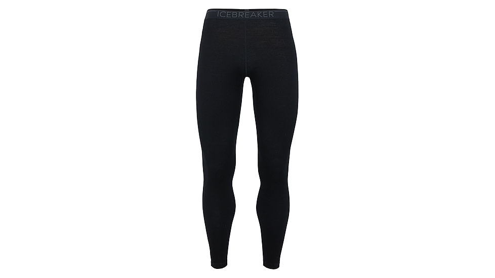 Icebreaker 260 Tech Leggings w Fly - Mens, Black, Extra Large, 104374001XL