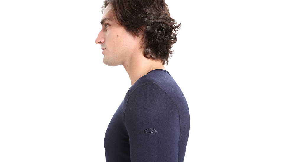 Icebreaker 260 Tech Long Sleeve Crewe Thermal Top - Mens, Midnight Navy, 3XL, IB1043714013XL