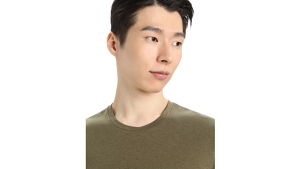 Icebreaker Central Classic Short Sleeve T-Shirt - Mens, Loden, Medium, IB0A56JX069M