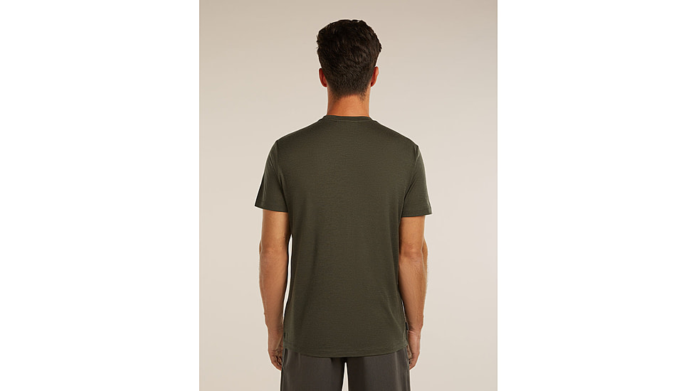 Icebreaker Merino 150 Tech Lite Short Sleeve Range Stripes T-Shirt - Mens