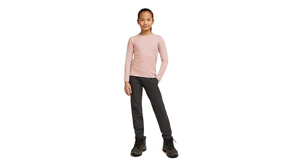 Icebreaker Merino 200 Oasis Long Sleeve Crewe Thermal Top - Kids