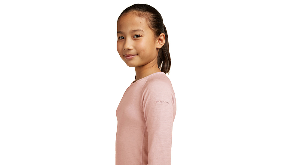Icebreaker Merino 200 Oasis Long Sleeve Crewe Thermal Top - Kids