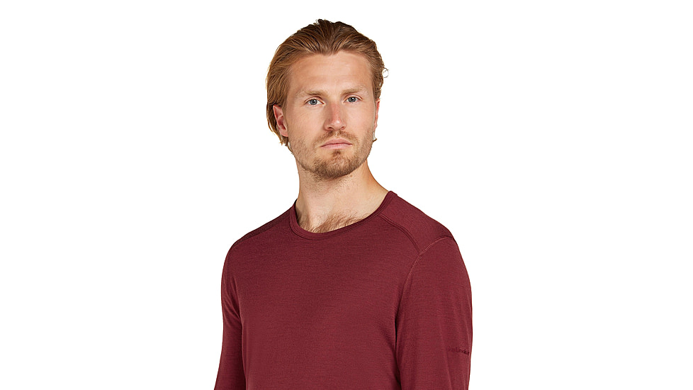 Icebreaker Merino 200 Oasis Long Sleeve Crewe Thermal Top - Mens