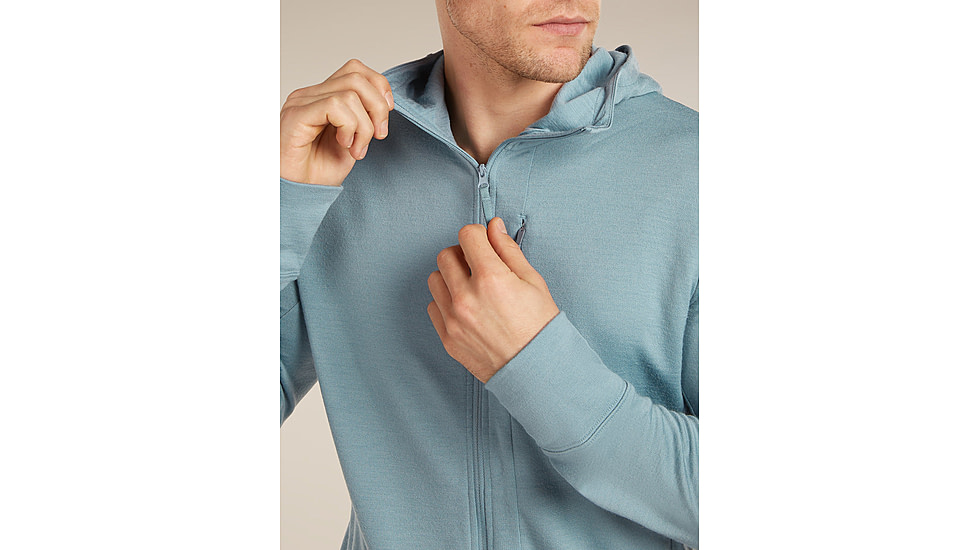 Icebreaker Merino 260 Quantum Long Sleeve Zip Hoodie - Mens