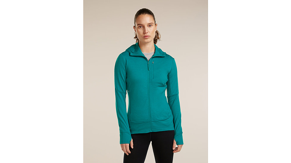 Icebreaker Merino 260 Quantum Long Sleeve Zip Hoodie - Womens