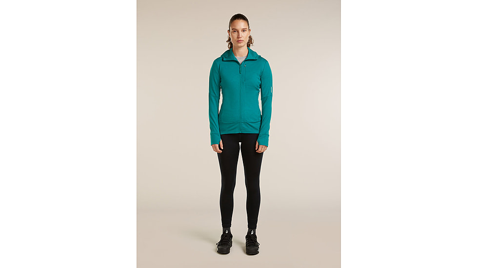 Icebreaker Merino 260 Quantum Long Sleeve Zip Hoodie - Womens