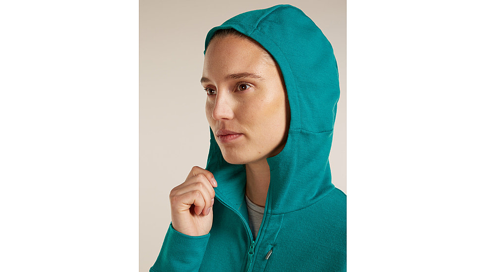 Icebreaker Merino 260 Quantum Long Sleeve Zip Hoodie - Womens