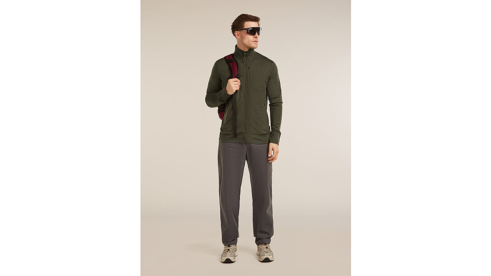 Icebreaker Merino 260 Quantum Long Sleeve Zip Top - Mens