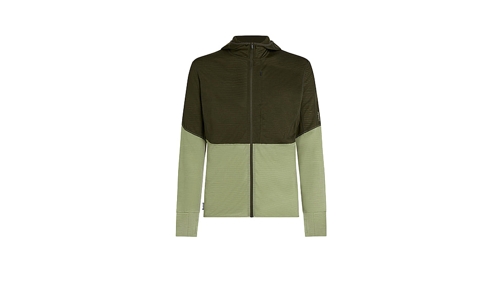 Icebreaker Merino Blend 200 RealFleece Descender Long Sleeve Zip Hoodie - Mens