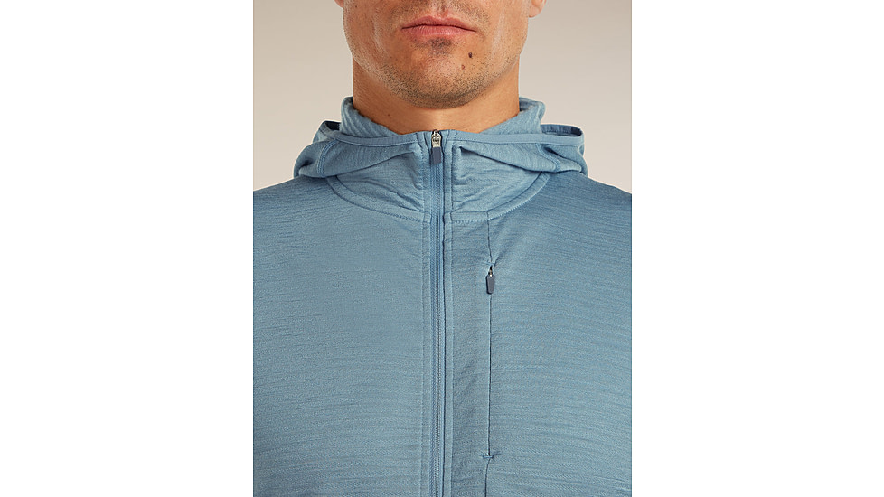 Icebreaker Merino Blend 200 RealFleece Descender Long Sleeve Zip Hoodie - Mens