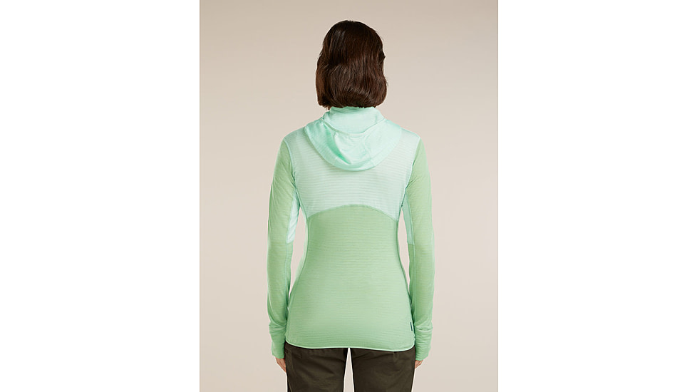Icebreaker Merino Blend 200 RealFleece Descender Long Sleeve Zip Hoodie - Womens