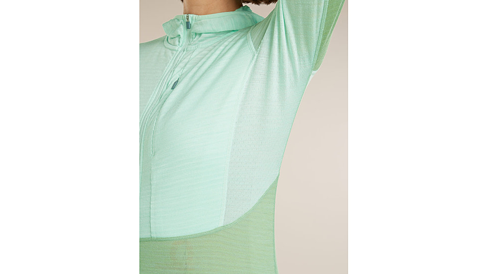 Icebreaker Merino Blend 200 RealFleece Descender Long Sleeve Zip Hoodie - Womens