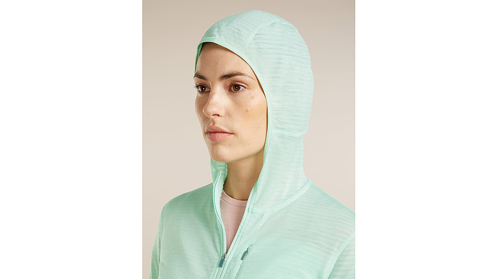 Icebreaker Merino Blend 200 RealFleece Descender Long Sleeve Zip Hoodie - Womens