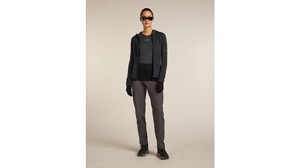 Icebreaker Merino Blend 200 RealFleece Descender Long Sleeve Zip Hoodie - Womens