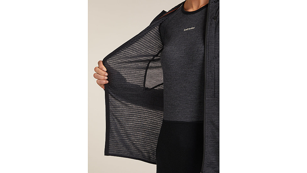 Icebreaker Merino Blend 200 RealFleece Descender Long Sleeve Zip Hoodie - Womens