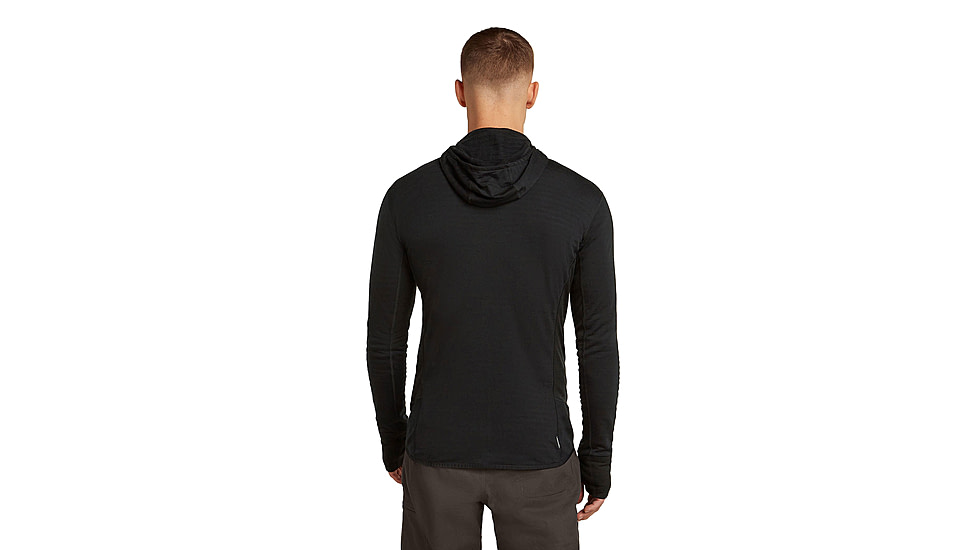 Icebreaker Merino Blend 300 RealFleece Descender Long Sleeve Zip Hoodie - Mens, IB0A57QH001M