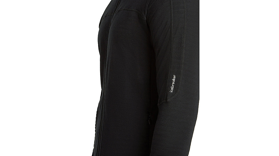 Icebreaker Merino Blend 300 RealFleece Descender Long Sleeve Zip Hoodie - Mens, IB0A57QH001M