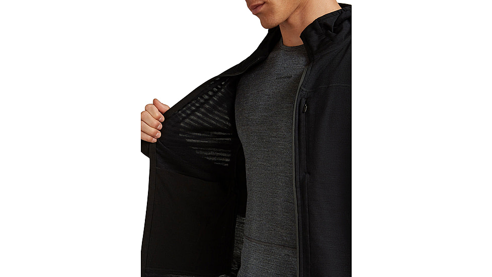 Icebreaker Merino Blend 300 RealFleece Descender Long Sleeve Zip Hoodie - Mens, IB0A57QH001M