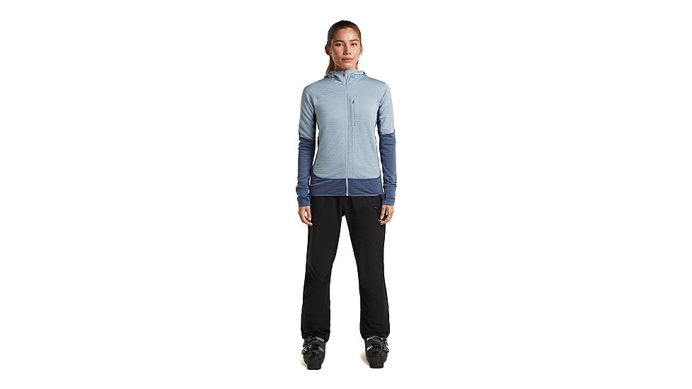 Icebreaker Merino Blend 300 RealFleece Descender Long Sleeve Zip Hoodie - Womens