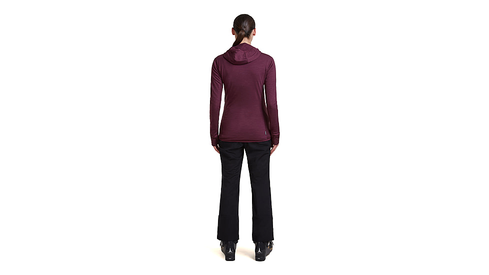 Icebreaker Merino Blend 300 RealFleece Descender Long Sleeve Zip Hoodie - Womens