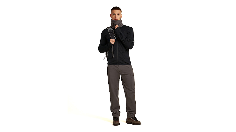 Icebreaker Merino Blend 300 RealFleece Descender Long Sleeve Zip Jacket - Mens, IB0A57QG001XL