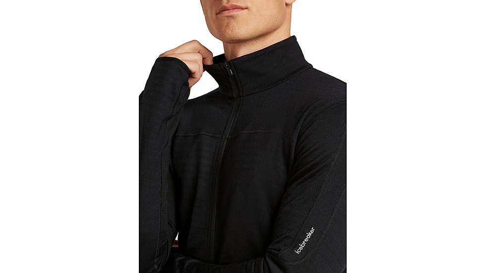 Icebreaker Merino Blend 300 RealFleece Descender Long Sleeve Zip Jacket - Mens, IB0A57QG001XL