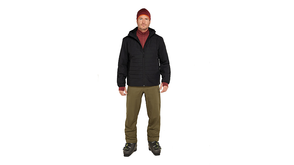 Icebreaker Men 1360 MerinoLoft Jacket, Black, L, IB0A573B001L