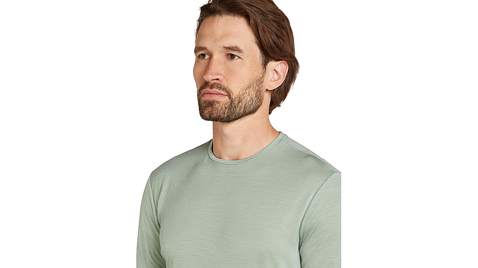 Icebreaker Men Merino 125 Cool-Lite Sphere LS Tee, Moss, L, IB0A56ZL01GL