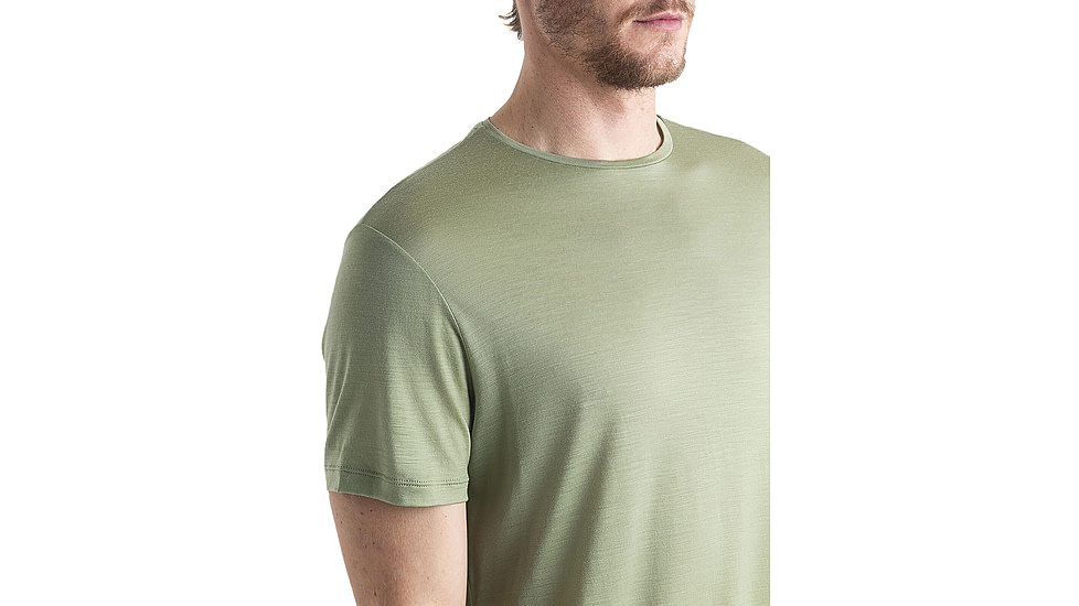 Icebreaker Men Merino 125 Cool-Lite Sphere SS Tee, Lichen, M, IB0A56ZMA74M