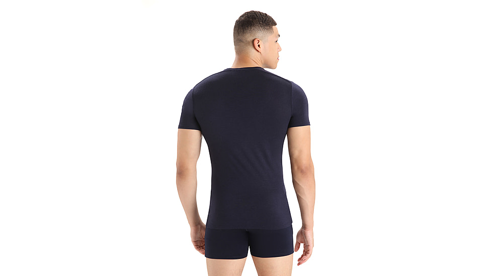 Icebreaker Men Merino 150 Anatomica SS Crewe, Midnight Navy, XL, IB103033401XL