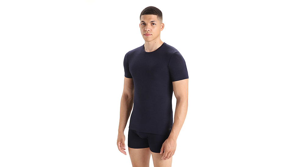Icebreaker Men Merino 150 Anatomica SS Crewe, Midnight Navy, XL, IB103033401XL