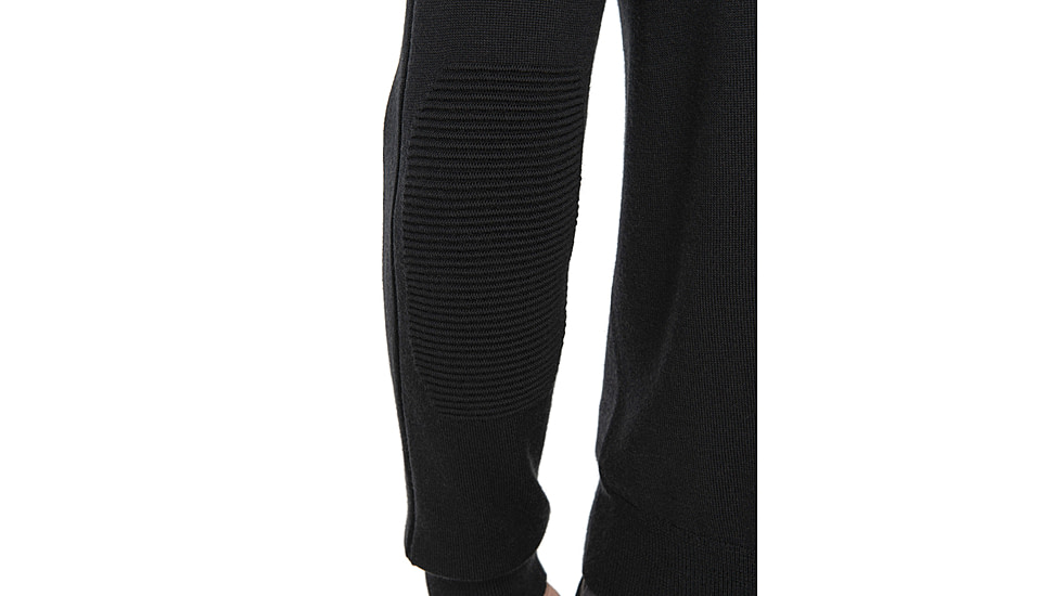 Icebreaker Men MerinoFine Luxe LS Half Zip Sweater, Black, XL, IBBA56S4001XL