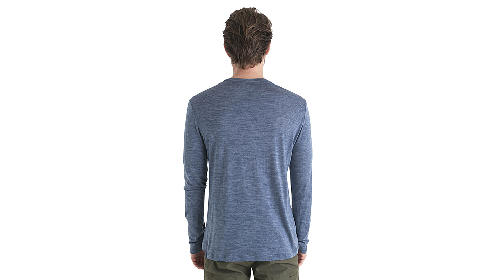 Icebreaker Merino 125 Cool-Lite Sphere III LS Tee - Mens, Dawn Heather, Extra Large, IB0A56ZLA90XL
