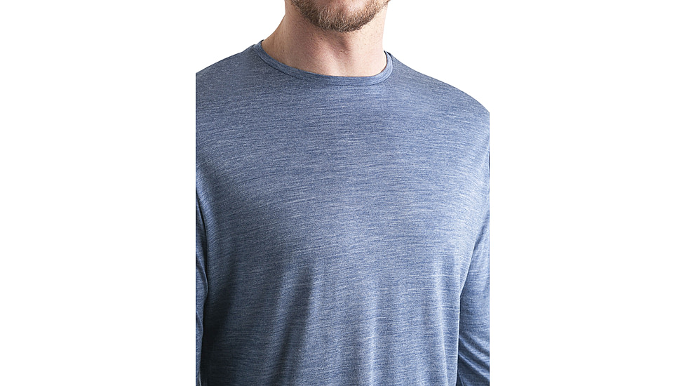 Icebreaker Merino 125 Cool-Lite Sphere III LS Tee - Mens, Dawn Heather, Extra Large, IB0A56ZLA90XL