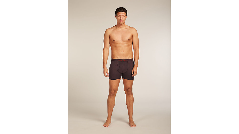 Icebreaker Merino 150 Anatomica Boxers wFly - Mens, Java, Extra Large, IB1030300GWXL