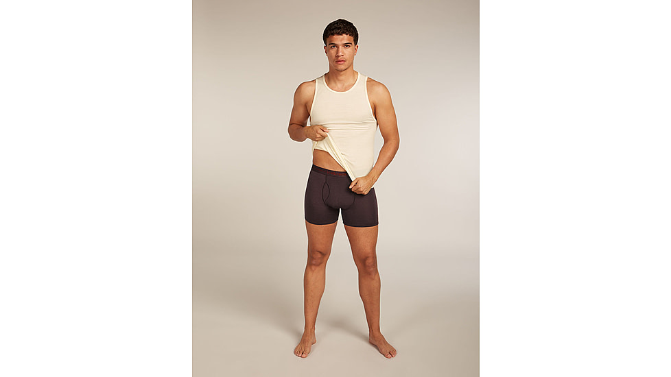 Icebreaker Merino 150 Anatomica Boxers wFly - Mens, Java, Extra Large, IB1030300GWXL