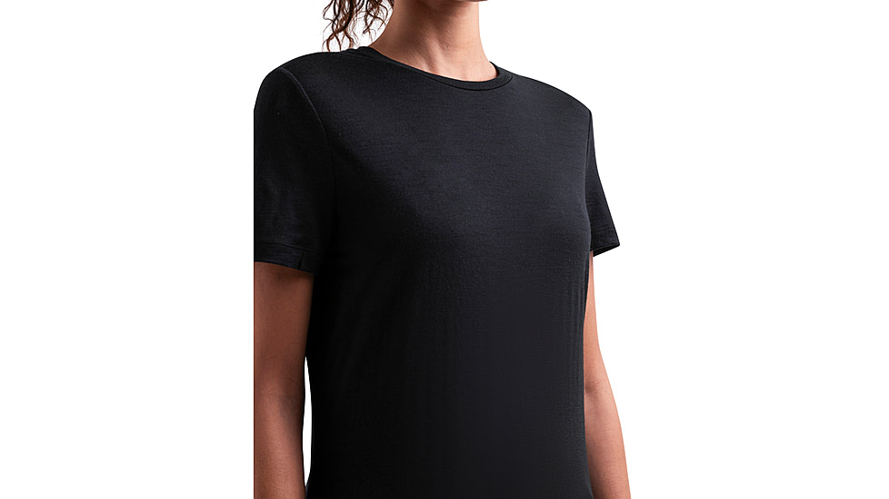 Icebreaker Merino 150 Tech Lite III SS Tee - Womens, Black, Extra Small, IB0A56Y8001XS