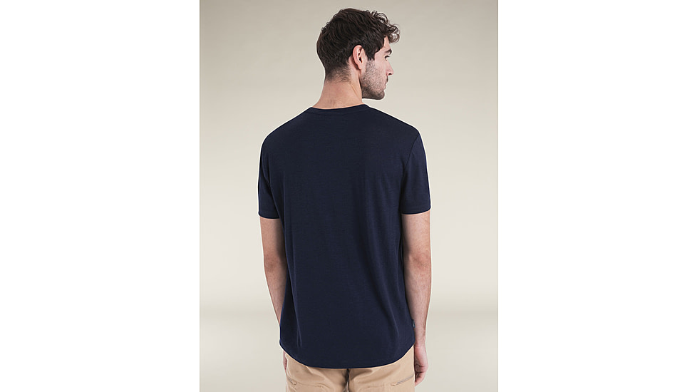 Icebreaker Merino 150 Tech Lite SS T-Shirt - Mens, Midnight Navy, Small, IB0A56WL401S