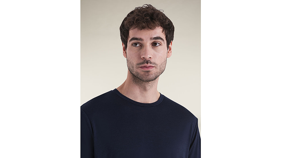 Icebreaker Merino 150 Tech Lite SS T-Shirt - Mens, Midnight Navy, Small, IB0A56WL401S