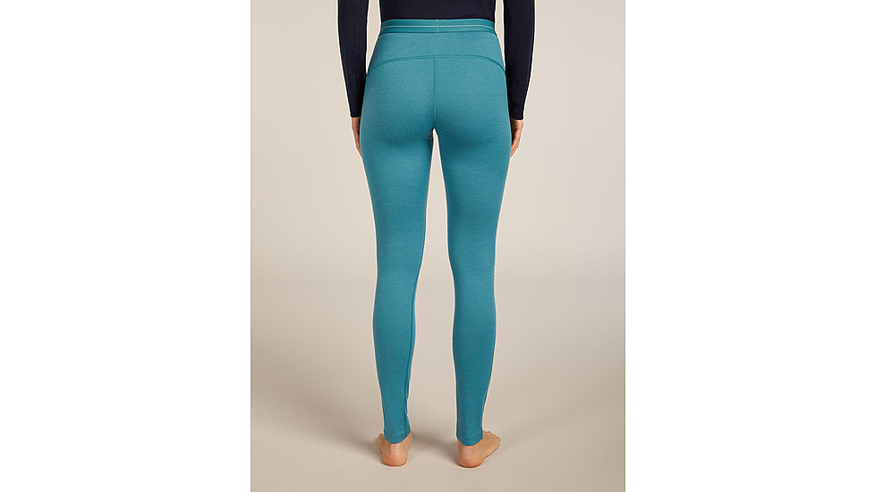 Icebreaker Merino 200 Oasis Leggings - Womens, Topaz, Small, IB1043830GQS