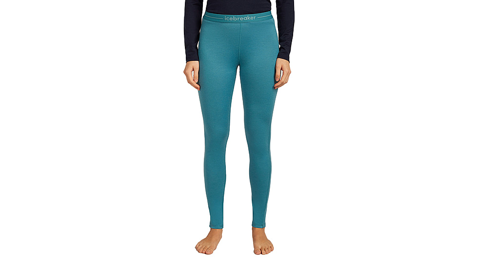Icebreaker Merino 200 Oasis Leggings - Womens, Topaz, Small, IB1043830GQS
