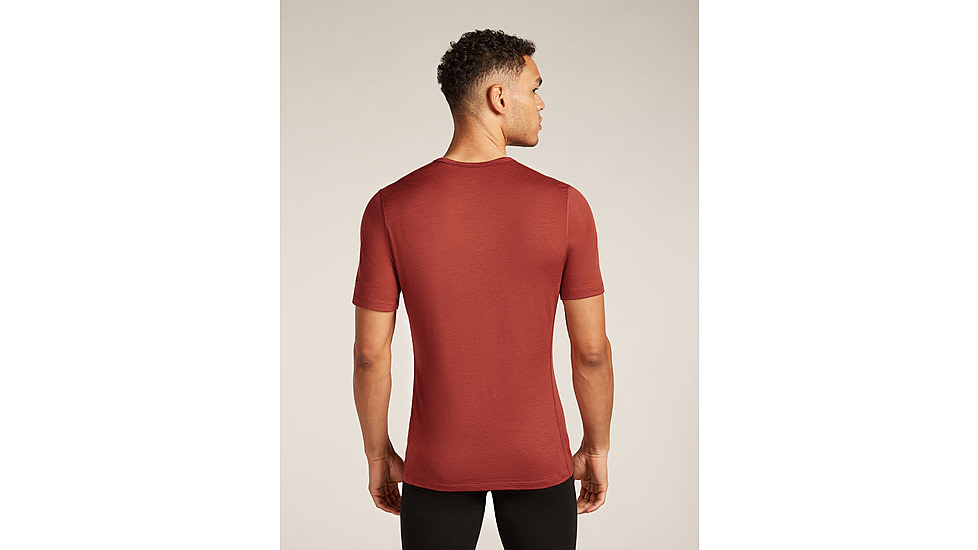 Icebreaker Merino 200 Oasis SS Crewe - Mens, Jasper, Extra Large, IB1045090BAXL