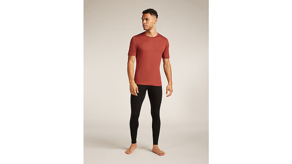 Icebreaker Merino 200 Oasis SS Crewe - Mens, Jasper, Extra Large, IB1045090BAXL