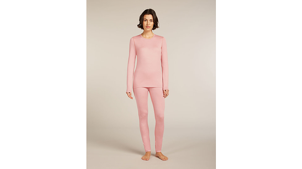 Icebreaker Merino 260 Tech Leggings - Womens, Blush, Large, IB1043920GUL
