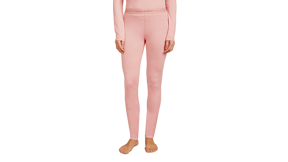 Icebreaker Merino 260 Tech Leggings - Womens, Blush, Large, IB1043920GUL