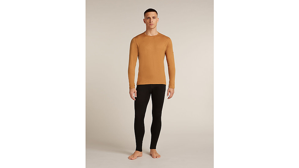 Icebreaker Merino 260 Tech Long Sleeve Crew Thermal Top - Mens, Trail, Extra Large, IB1043710GRXL